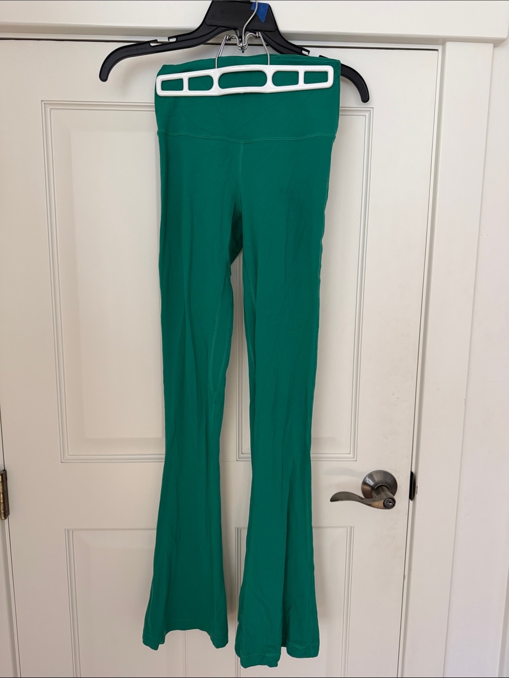 lululemon athletica Emerald Green Flare Leggings